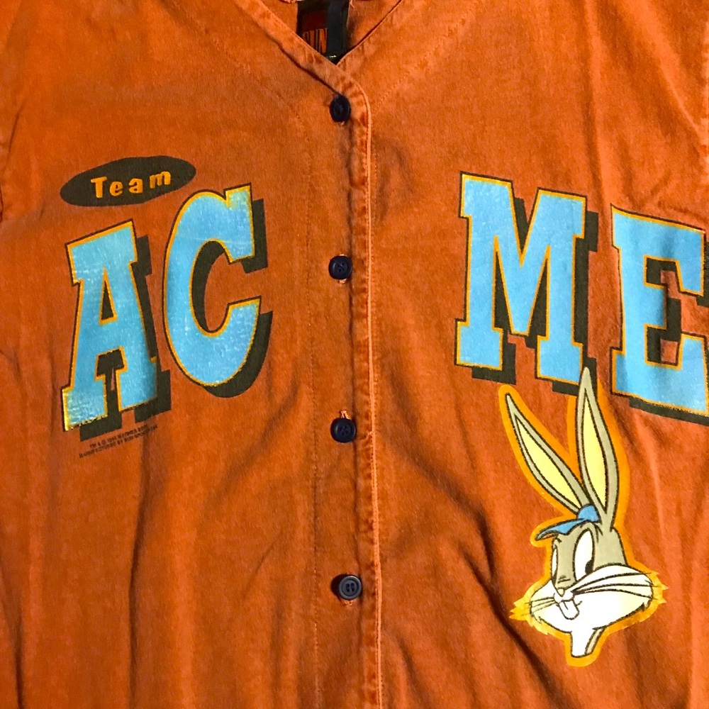 1994 Sun Brand BUGS BUNNY Acme Baseball Jersey